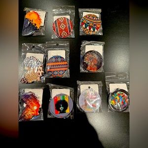 10 pair of African Pride Earrings